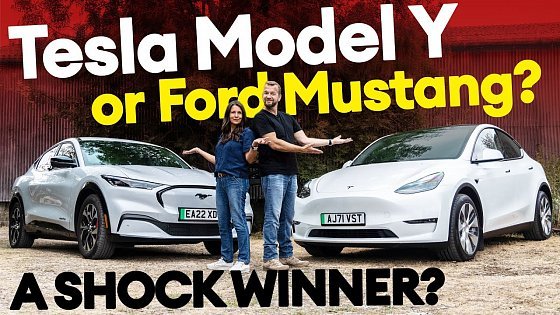 Video: TESLA MODEL Y or Ford MUSTANG MACH-E. The ultimate electric family SUV shoot-out! | Electrifying