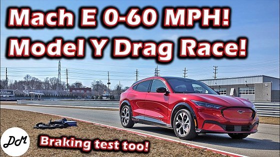Video: 2021 Ford Mustang Mach E – Performance Testing [AWD, Ext. Range] | Drag Races with Tesla Model Y