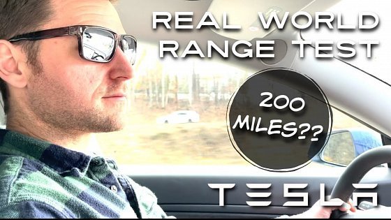 Video: 2021 Tesla Model 3 Standard Range Plus 75 mph Real World Highway Range Test