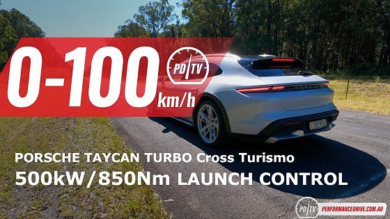 Video: 2022 Porsche Taycan Turbo Cross Turismo 0-100km/h &amp; overview