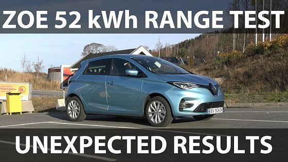 Video: Renault Zoe 52 kWh range test