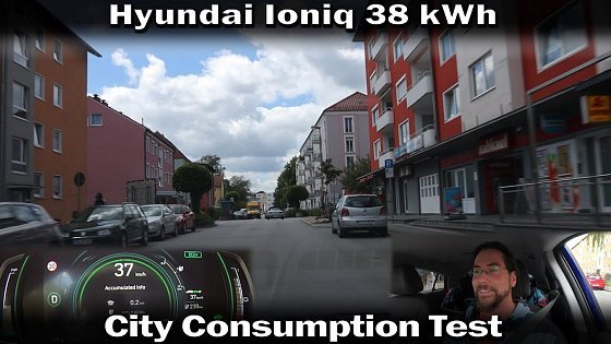 Video: Hyundai Ioniq 38 kWh - City Consumption Test
