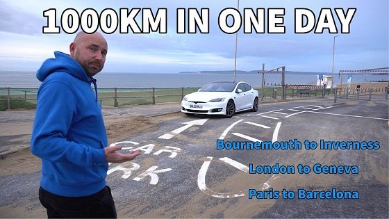 Video: Tesla Model S Long Range 600 miles in a day road trip - real world driving test worst case scenario.