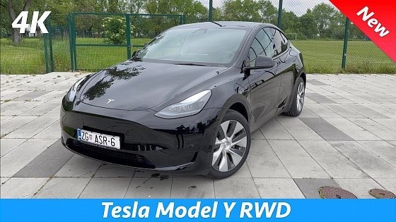 Video: Tesla Model Y 2023 RWD - FULL Review in 4K (LFP Battery) New emergency release on rear doors!