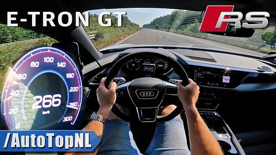 Video: AUDI RS E-TRON GT | TOP SPEED on AUTOBAHN [NO SPEED LIMIT] by AutoTopNL