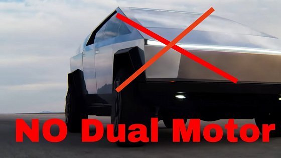 Video: The Tesla Cybertruck Dual Motor will Never See the Light of Day