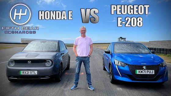 Video: Honda E vs Peugeot E-208: Shootout | Fifth Gear