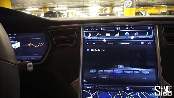 Video: Inside the Tesla Model S P85D - Entertainment and Displays