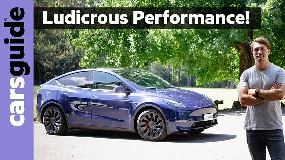 Video: Ludicrous! 2023 Tesla Model Y electric car review: Performance | Watch it, Kia EV6 GT!