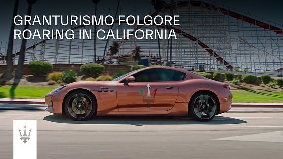 Video: Maserati GranTurismo Folgore. Roaring in California