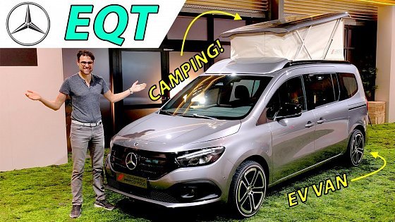 Video: New Benz EV! Mercedes EQT Premiere REVIEW with Marco Polo camping and Brabus inside 