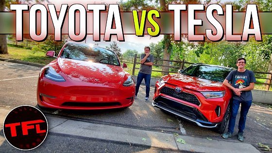 Video: Is The 2021 Toyota RAV4 Prime BETTER Than The Tesla Model Y? It&#39;s Closer Than You Might Think!