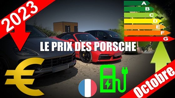 Video: Le prix des Porsche en France en octobre 2023 malus et électrification impact sur les prix