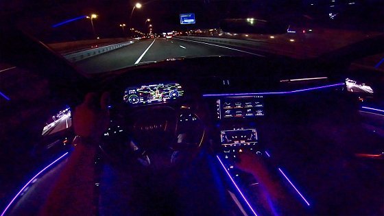 Video: AUDI E TRON | NIGHT DRIVE POV | AMBIENT LIGHTING &amp; CAMERA MIRRORS by AutoTopNL