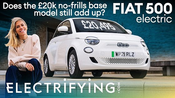 Video: Fiat 500e Electric 2021 review - Does the basic £20k Action model still add up? / Electrifying