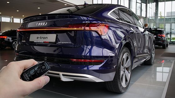 Video: 2020 Audi e-tron Sportback (313hp) - Sound &amp; Visual Review!