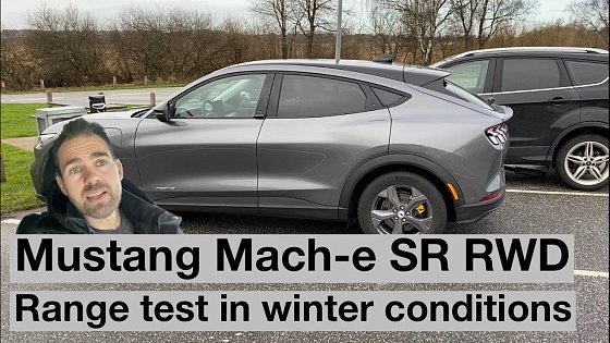 Video: Mustang Mach E SR RWD 2023 range test - Winter conditions