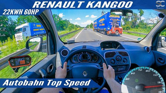 Video: Renault Kangoo Z.E. 60HP (2016) - Autobahn Top Speed Drive POV