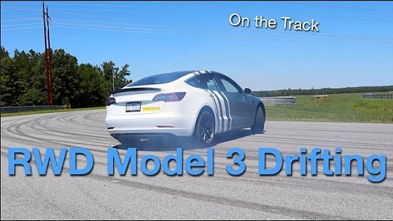 Video: Drift a Tesla? Model 3 RWD