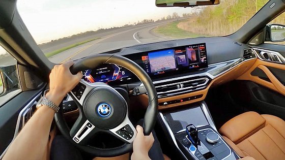 Video: 2022 BMW i4 M50 - POV Driving Impressions