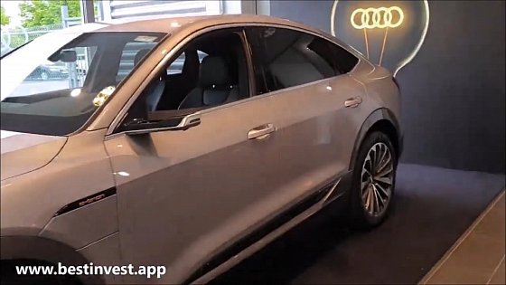 Video: NEW Audi E-Tron Sportback S-Line Edition 50 Quattro 2021 Electric SUV Walkaround Electric Car Review