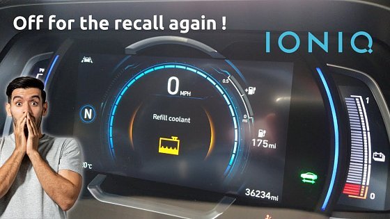 Video: Low coolant message on the Hyundai Ioniq Electric 38kWh (Again!)