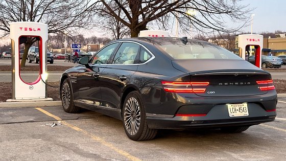 Video: What To Expect When Using Tesla Supercharger On Genesis G80 Electrified
