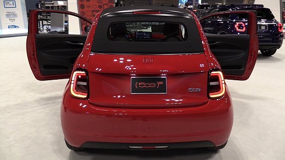 Video: 2023 Fiat 500 Red Edition Cabrio Electric - Italian Classic Reimagined!