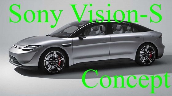 Video: 2021 Sony Vision S EV sedan concept - INTERIOR REVIEW EXTERIOR