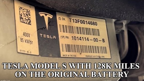 Video: 2013 Tesla Model S P85+ long-term update 128,000 miles on the original battery￼ Supercharging 50 kW￼