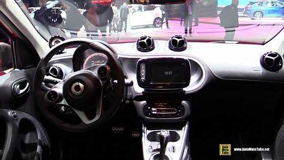 Video: 2019 Smart EQ ForFour Brabus Style Electric - Exterior, Interior Walkaround - 2018 Paris Motor Show