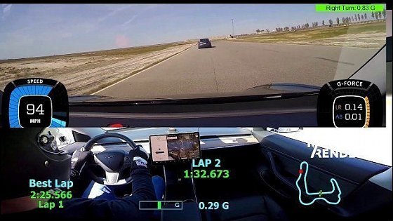Video: Tesla Model 3: RWD vs. AWD on the Track