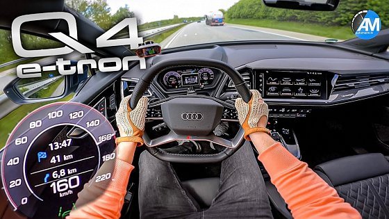 Video: NEW! Audi Q4 e-tron (299hp) | 0-180 km/h acceleration
