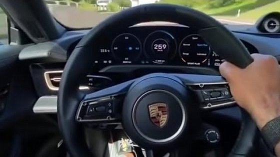 Video: Porsche Taycan Top Speed