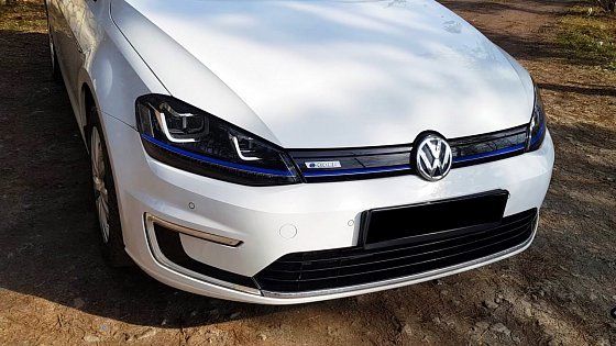 Video: Volkswagen E-Golf Обзор и Тест Драйв! Реальный запас Хода!