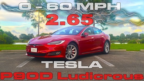Video: 0-60 MPH in 2.6 Seconds in the Tesla Model S P90D Ludicrous Refresh