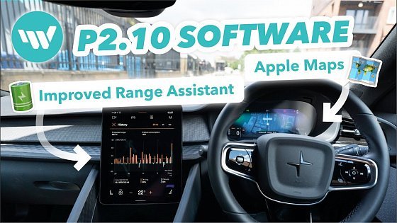 Video: Polestar 2: Latest Software with New Range Assistant, Apple Maps and Waze Tested in Practice (P2.10)