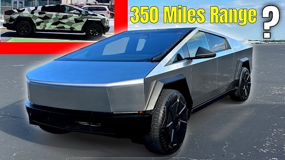 Video: Rumored Tesla Cybertruck Range To Be 350 Miles
