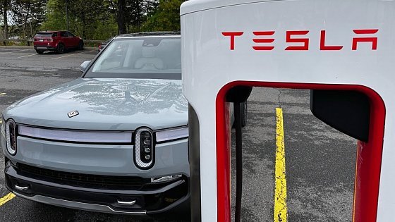 Video: Rivian R1S Charges at Tesla Supercharger: Shockingly Easy!