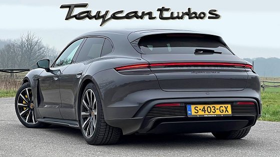 Video: 2023 Porsche Taycan Turbo S Sport Turismo REVIEW on AUTOBAHN