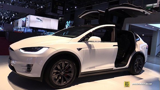 Video: 2019 Tesla Model X P100D - Exterior and Interior Walkaround - 2018 Paris Motor Show
