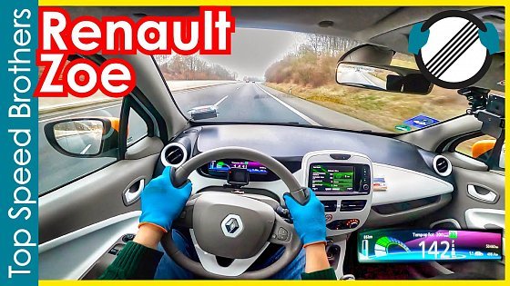 Video: Renault ZOE R90 (2018) AUTOBAHN POV TOP SPEED ⚡