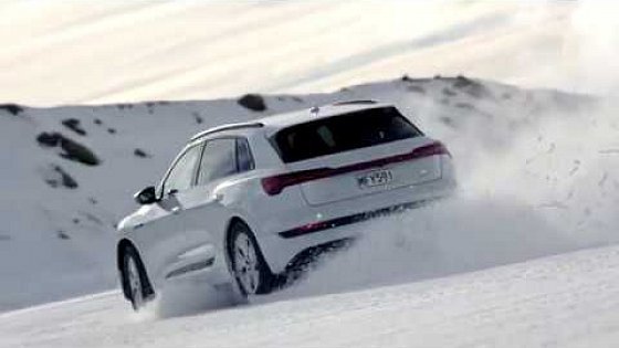 Video: Audi e-tron hits the snow