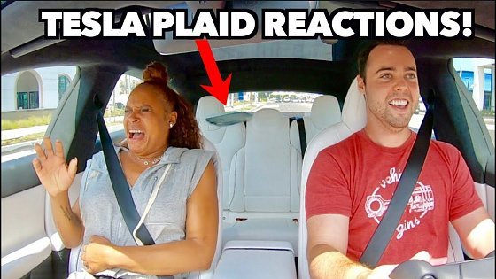 Video: Tesla Model S Plaid Launch Reactions *Hilarious*