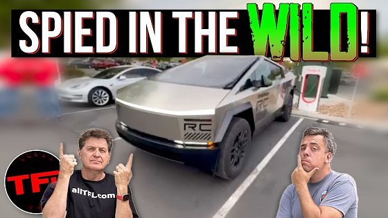 Video: Breaking News - Spied, After YEARS of Waiting, the Tesla Cybertruck Is Finally Almost Here!