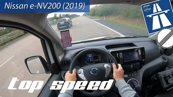 Video: Nissan e-NV200 (2019) on German Autobahn - POV Top Speed Drive