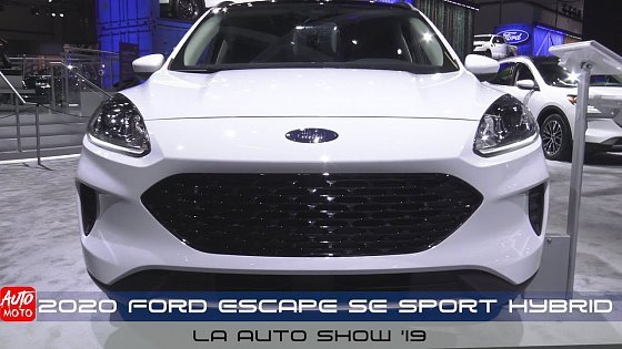 Video: 2020 Ford Escape SE Sport Hybrid - Exterior And Interior - LA Auto Show 2019
