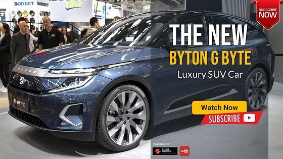Video: Byton G Byte SUV in 2023 2024 Review Price Specs &amp; Luxury New
