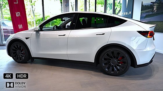 Video: Tesla Model Y Performance 2023 | 4K HDR DOLBY Vision
