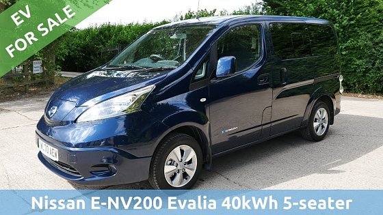 Video: SOLD: 2021 Nissan E-NV200 Evalia 40kWh 5-seater electric vehicle